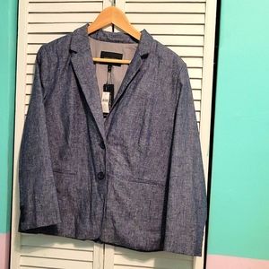 Banana Republic Chambray Blazer